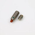 Set screw ball roller with spring plunger function